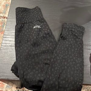 Aybl Black Animal Print Leggings